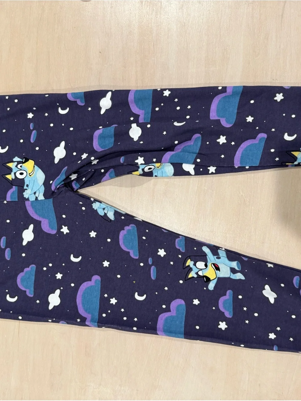 Kids' Navy Night Sky Pajama Set - Bluey